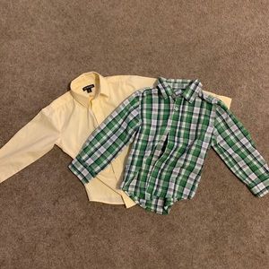 Boys George button up dress shirt lot (309)